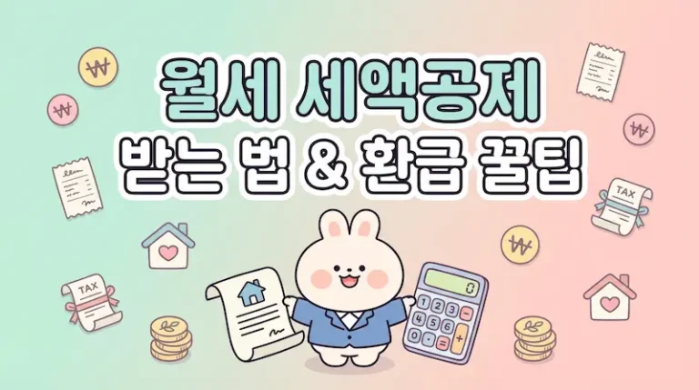 월세 세액공제 받는법 썸네일